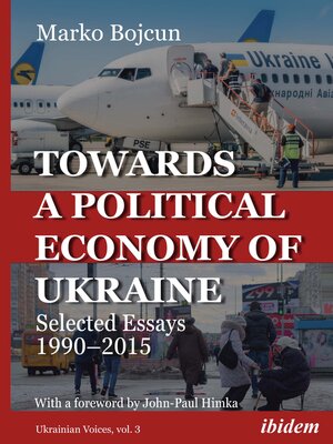 cover image of Towards a Political Economy of Ukraine